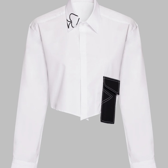 KKoncept Tops - Crop Pocket Shirt